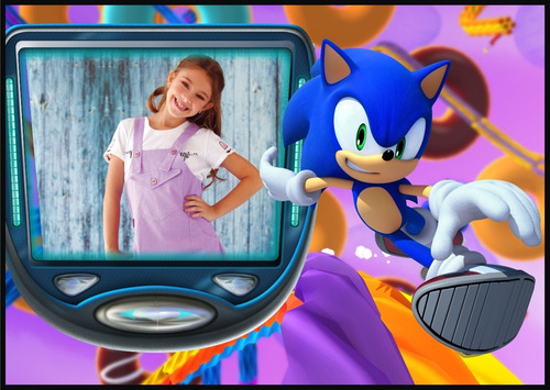 Banners Infantiles,sonic,gigantografias,1,20mtx0,80m