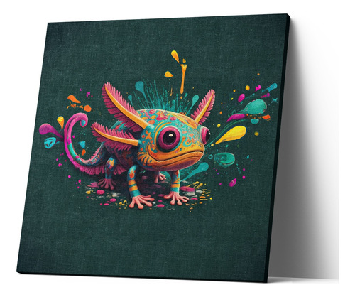 Cuadro Canvas Decorativo Alebrije 60x60 Cm