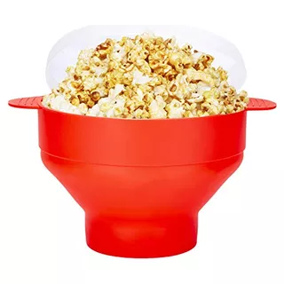 Silicone Microwave Popcorn Popper, Cuenco Plegable De F...