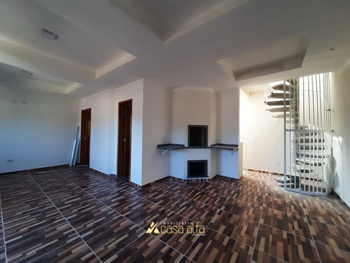 Imagem 8 de 15 de Sobrado Com Terraço No Balneário Grajaú - Sb0099-1