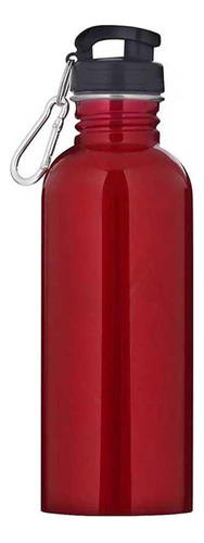 Botella Mor Water To Go de acero inoxidable roja de 750 ml