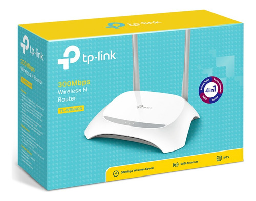 Router Tp-link 300mbps Tl-wr840 Iptv/ Acces/ Point/ Extensor