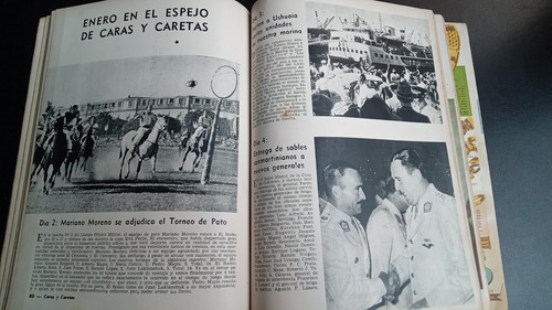 Caras Y Caretas 2179 Perón Fangio Karadagian Febrero 1955 (Usado)