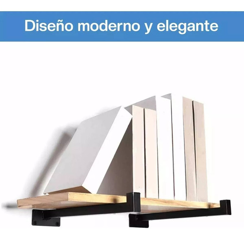 4 Soporte Que Soportan Estantes Flotantes Industriales 30 Cm Bextsrack
