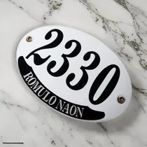 Comprar Placa Numeracion De Calle En Chapa Calle Casa Apto Exterior