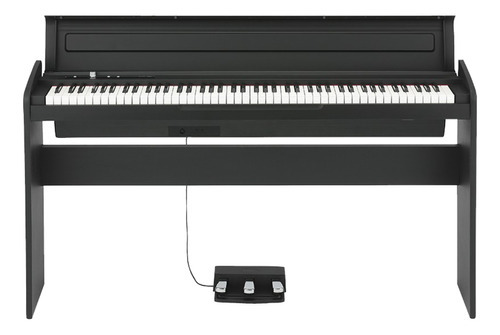 Piano digital negro Korg Lp180 de 88 teclas
