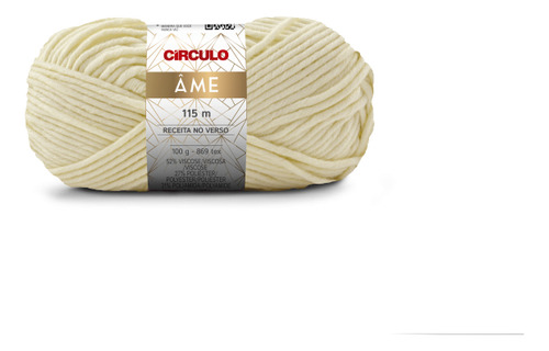 Fio Lã Âme Circulo 100g - Tricô E Crochê Cor 1713 - TRIGO