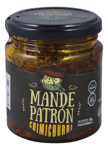 Chimichurri Mande Patrón 155grs Artesanal Uruguay