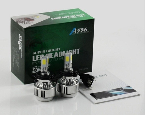 Foco Led  Para Auto H4 6600 Lumens  Instalado