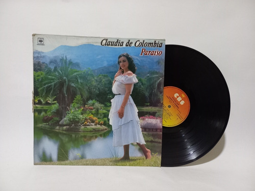 Disco Lp Claudia De Colombia / Paraiso