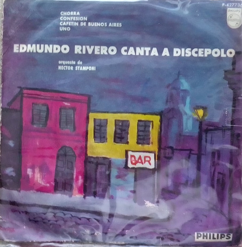 Disco Simple-edmundo Rivero Canta A Discepolo