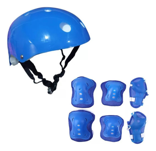 Casco Para Niño Ajustable Urbano Mas Protectores 