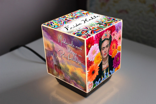 Luminária De Mesa Led Presente Especial Frida Kahlo Frida Kahlo