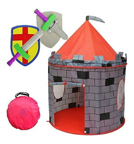 Kiddey Knights Castle Los Ninos Juegan En La Carpa - En El