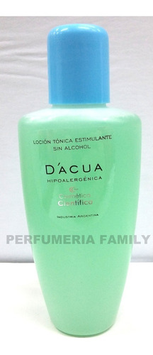 Loción Tónica Estimulante Sin Alcohol Dacua Hipoalergénica Cosmetica Cientifica Distr. Oficial Perfumeria Family