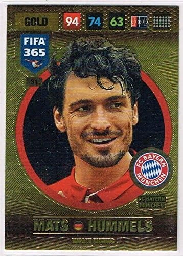 Carta Adrenalyn Xl Fifa 365 2017  Mats Hummels