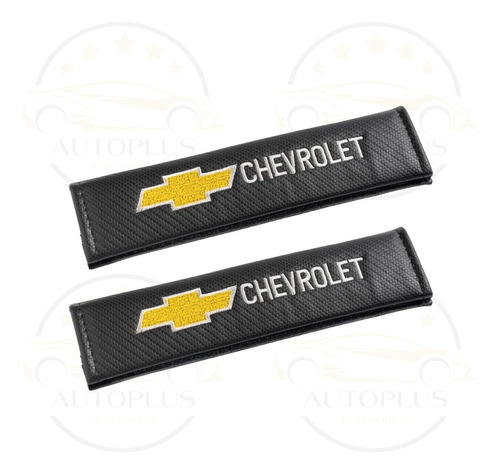Protector Cubre Cinturón Con Velcro Logo Chevrolet Bordado