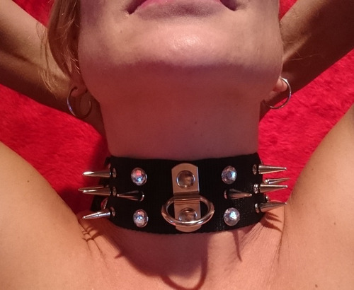 Choker Gargantilla Collar Puas 25mm Y Strass