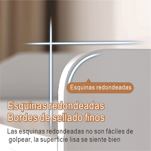 Mesa De Noche Moderno Con 3 Cajones Y Llave Para Recámara Roble/blanco
