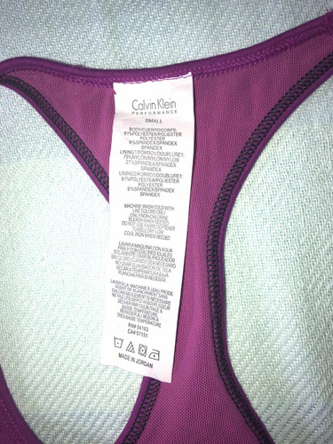 Musculosa Deportiva Calvin Klein Mujer Original T.s