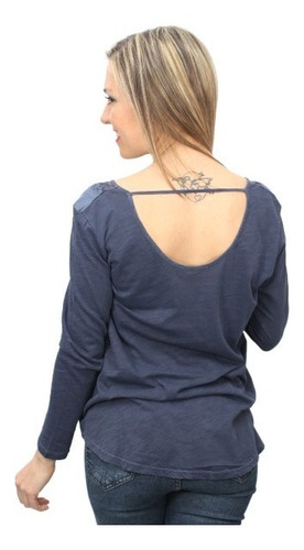 Imagen 3 de 8 de Remera Lucky Brand Usa M/larga Bordada Importada Imperdible!