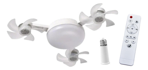 Ventilador Com Luz E Controle Remoto, Luz Led, Ventilador De