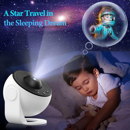 Proyector De Galaxias Con Luces De Estrella Para Dormitorio,