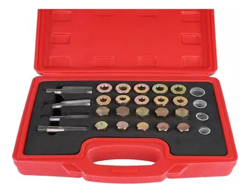 64 Unids Kit De Reparación De Roscas Cárter Cárter Caja De C