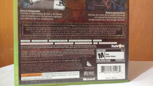 Shadowrun (con Manual) Xbox 360 En Español Od.st (Usado)
