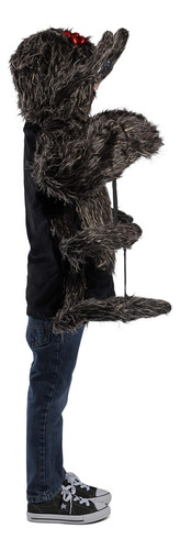 Sudadera Con Capucha De Tarántula Para Niño Negro S/m