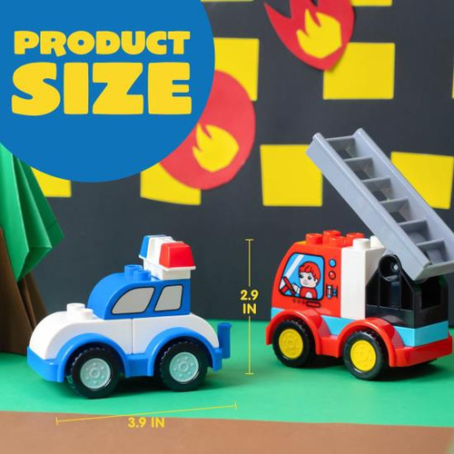 Joyin Juego De 80 Bloques De Construcción De Automóviles Par