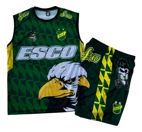Conjuntos Potrero Ascenso Musculosa Short Deportivo Unisex