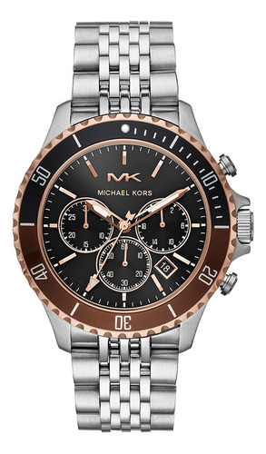 Reloj Michael Kors Bayville Mk8725 De Acero Inox. P/hombre