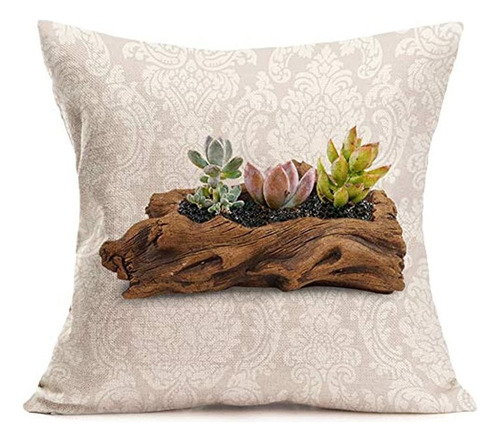Fundas De Almohada Royalours Throw Pillow Covers Planta Sucu