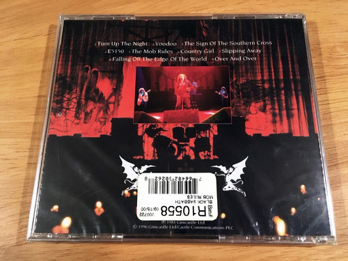 Black Sabbath Mob Rules Cd Uk Rematered T1sellado 1996