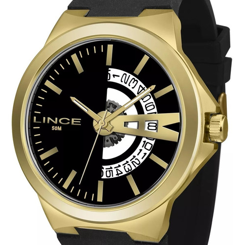 Relógio Lince Silicone Original Mrp4575s P1px Grande + Nota
