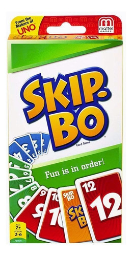 2024 Juego De Mesa Uno-skip Bo Juego De Cartas Mattel Games