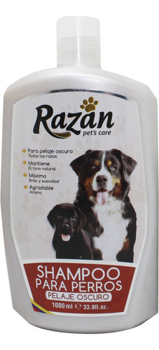 Shampoo Razan Para Mascotas 1000ml Varios Tipos De Pelajes