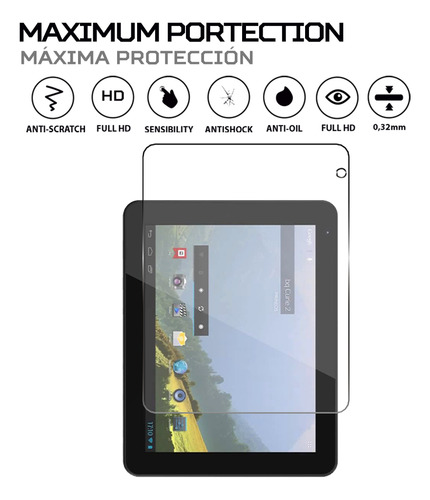 Protector De Pantalla Antishock Para Bq Curie 2 3g