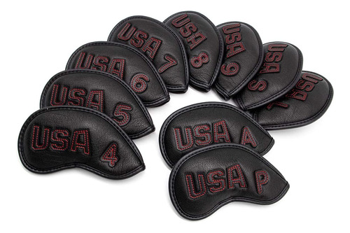 Patriotic Black Usa Golf   Covers Set Iron   Covers Cto...