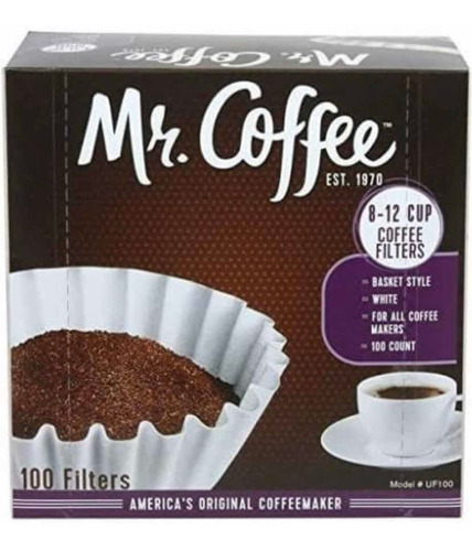 Filtro Para Cafetera Tipo Cesta Mr.coffee 100 Und