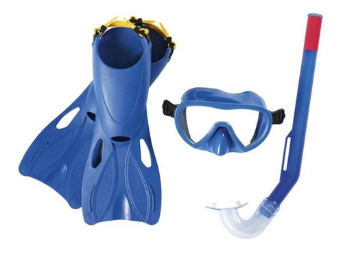 Imagen 5 de 8 de Kit De Buceo Snorkel Clasico Bestway 24039