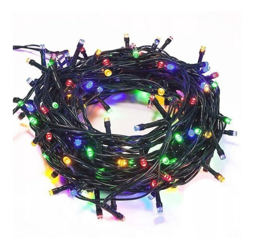 Luces Navidad Arroz 100 Tira 220v Multicolor Colgante