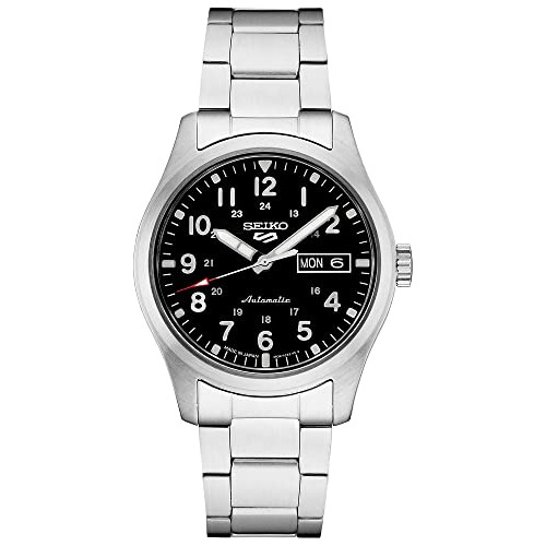 Seiko Srpg27 5 Deportes Reloj Hombre Plata-tone 529nn