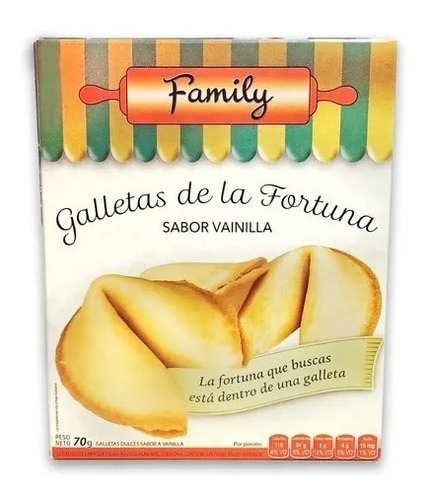 Galleta De La Fortuna Galletitas De La Suerte Con Mensaje