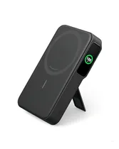 Comprar Cargador portátil power bank Anker MagGo Qi2 10000mah 15W batería externa inalámbrica pantalla inteligente soporte plegable compatible con magsafe para iphone series color negro
