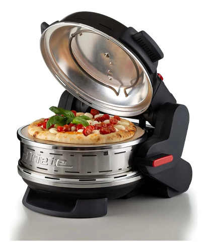 Forno Ariete De Pizza Elétrico Duplo Preto 400ºc 2100w 220v