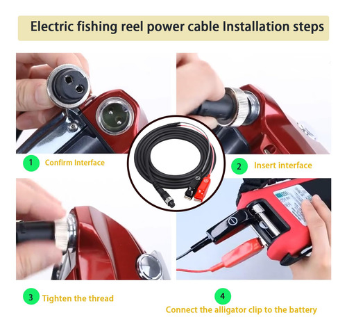 Carrete Eléctrico De Pesca Daiwa Tanacom 1000 9.84-18 Pies Negro 18ft 1pcs Izquierdo