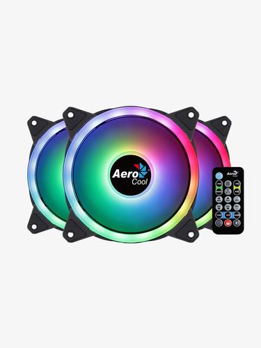 Aerocool Duo 12 Pro Argb 3 Ventiladores Rgb + Hub + Control