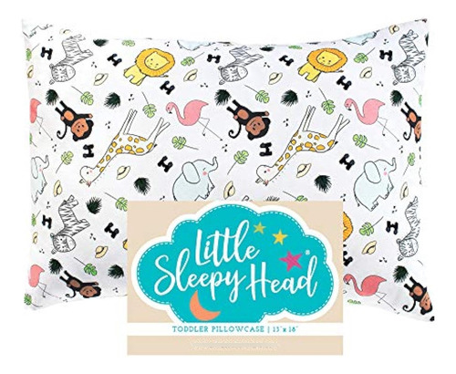 Little Sleepy Head Funda De Almohada Para Niños Pequeños